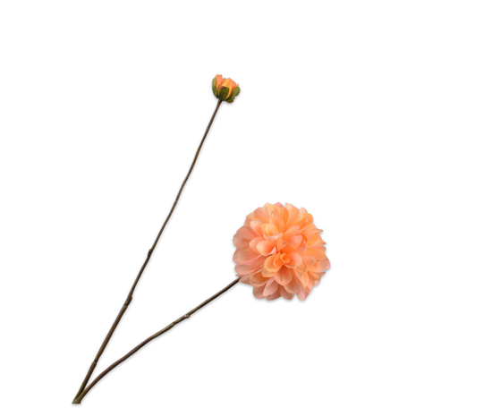 Silk ka real touch dahlia tak geel/oranje