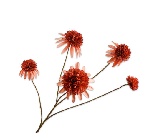 Silk ka rudbeckia tak oranje/rood