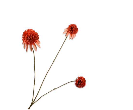 Silk ka rudbeckia tak oranje/rood