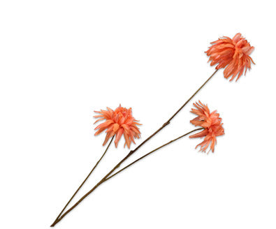 Silk ka chrysant real touch oranje
