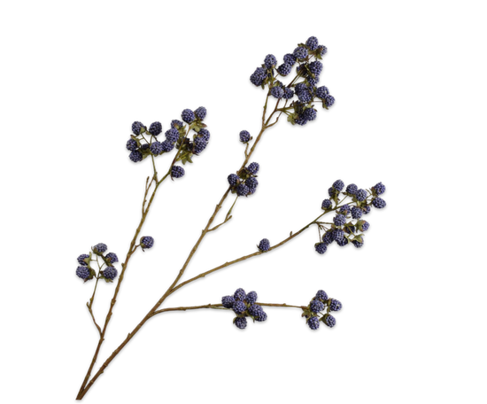 Silk ka braamtak blauw groot