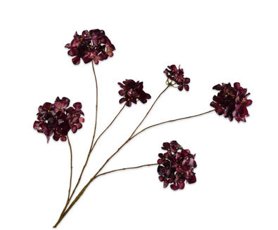 Silk ka hortensia bordeaux real touch