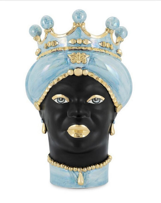 MORO head queen turquoise