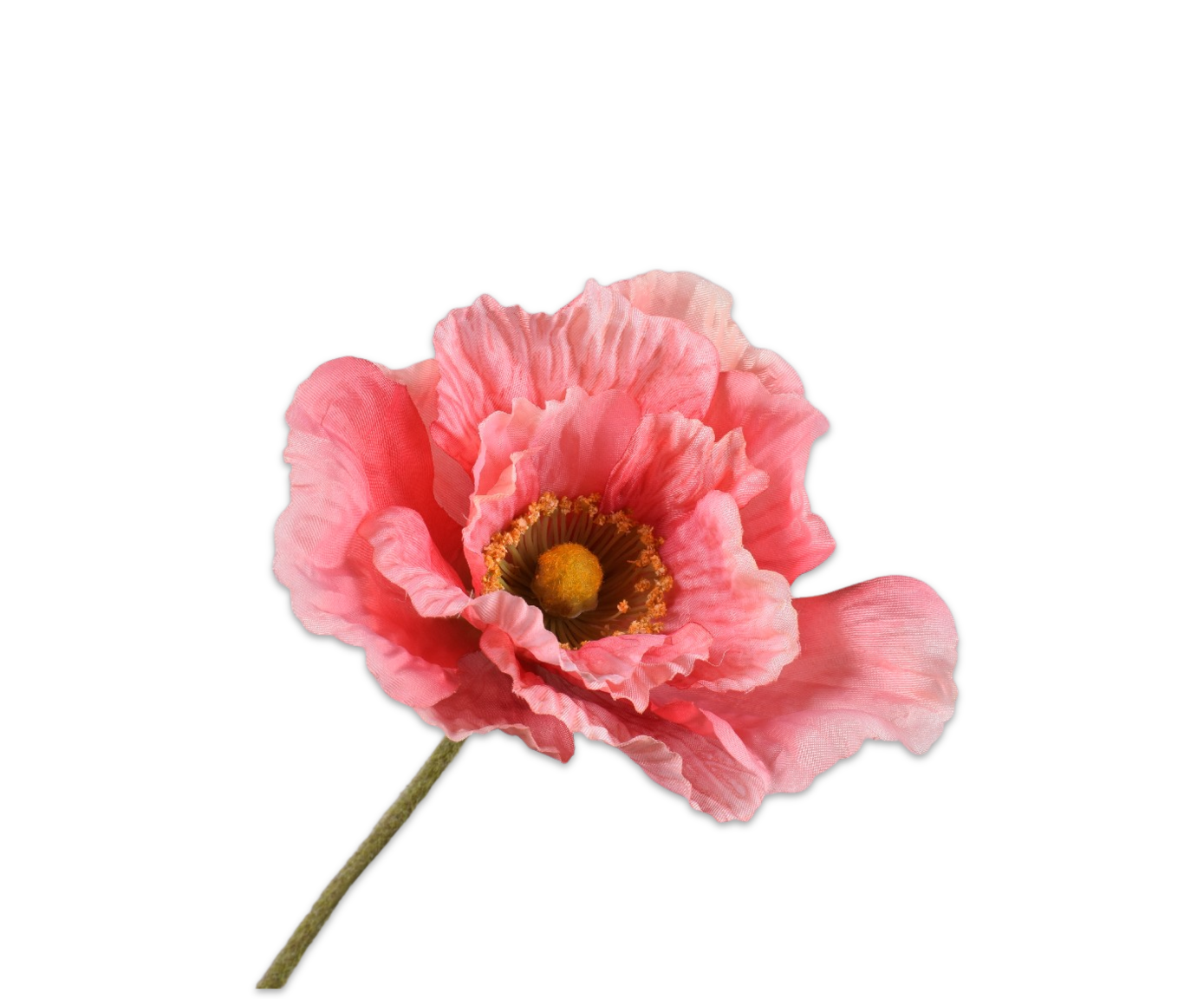 Silk ka klaproos dubbel roze