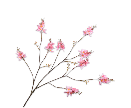 Silk ka forsythia roze