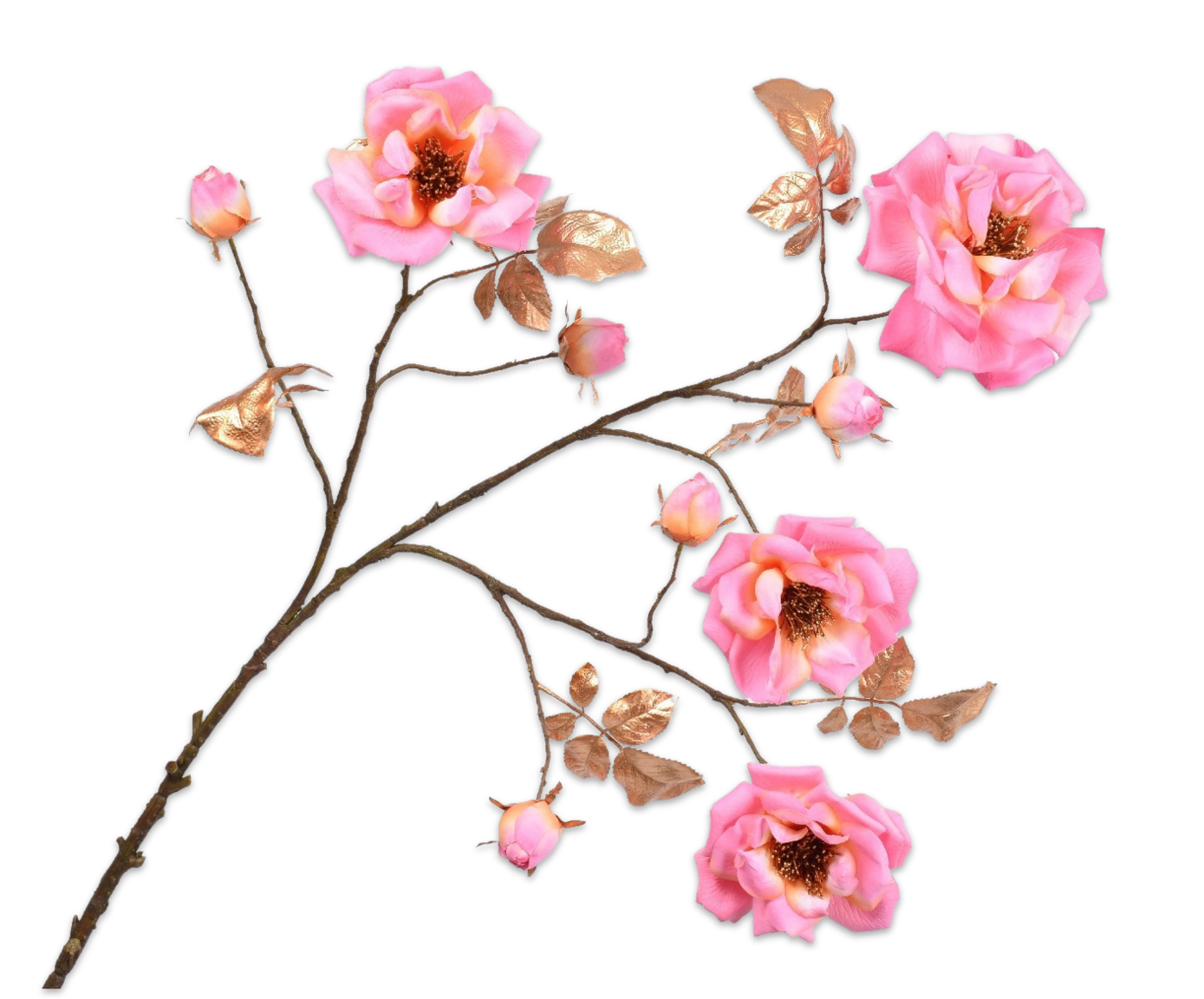 Roos tak roze goud